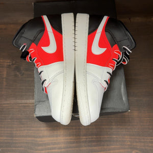 Jordan 1 Mid SE White Black Infrared (GS) - Image 4