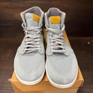 Jordan 1 Retro High Flyknit Wolf Grey Size 11 (Pre-Owned) - Image 3