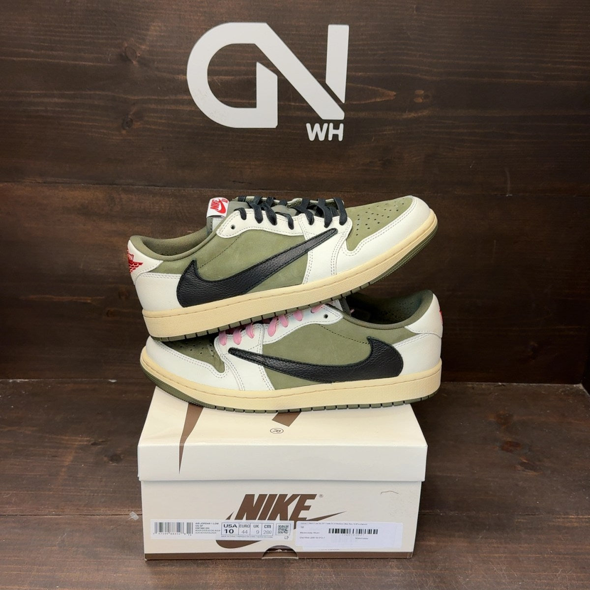 Jordan 1 Retro Low OG SP Travis Scott Medium Olive - Image 1