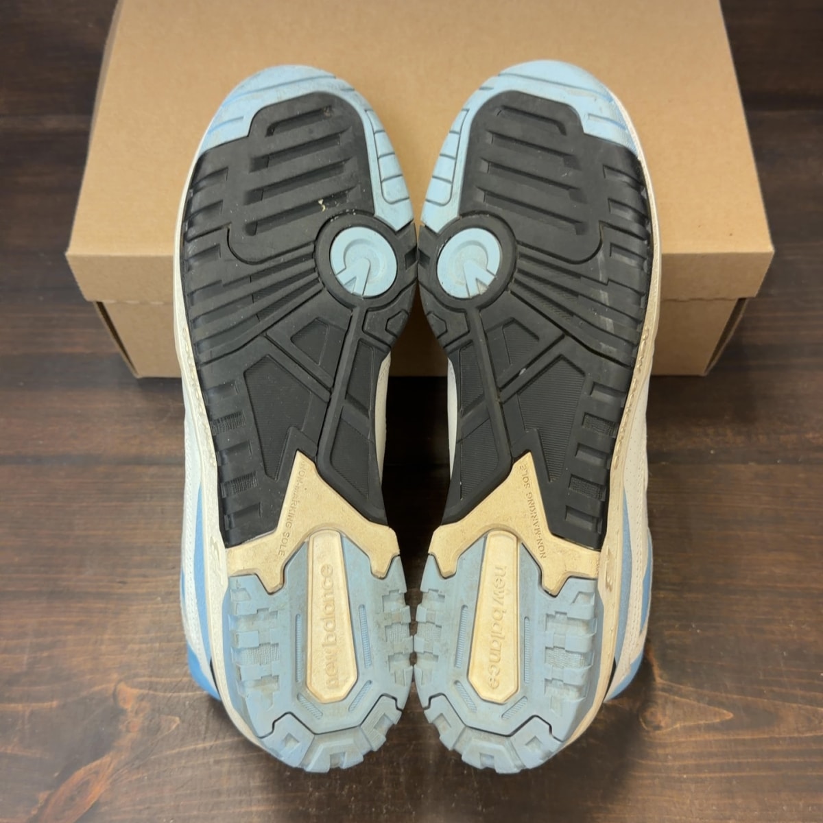 New Balance 550 UNC White University Blue Size 11.5 (Pre-Owned) - Image 7