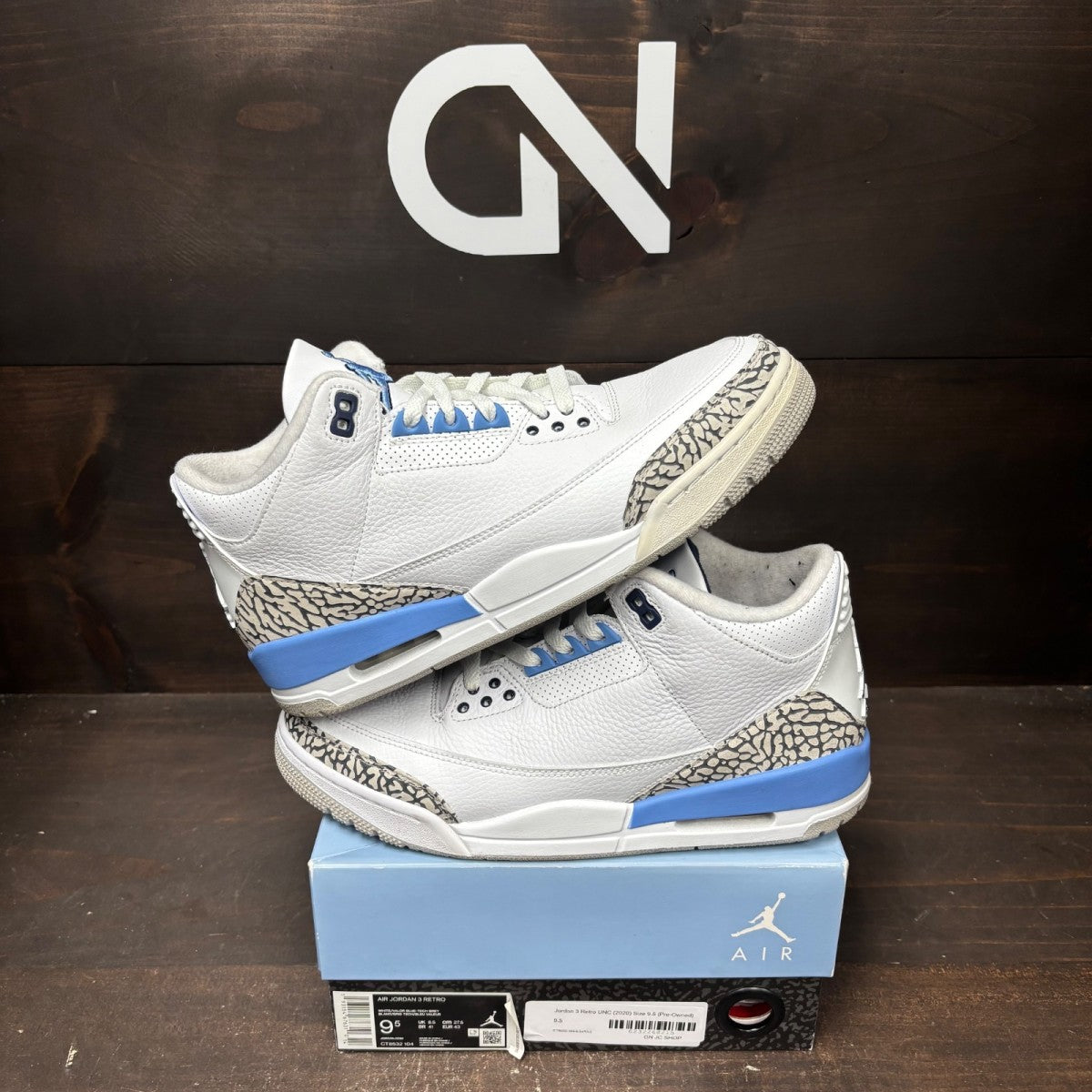 Jordan 3 Retro UNC (2020) - Image 1