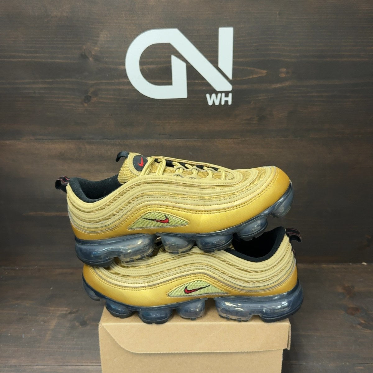 Nike Air Vapormax 97 'Metallic Gold' Size 8 (Pre-Owned) - Image 1