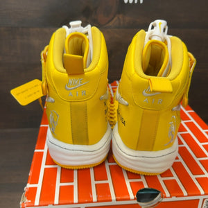 Nike Air Force 1 Mid SP Off-White Varsity Maize - Image 4
