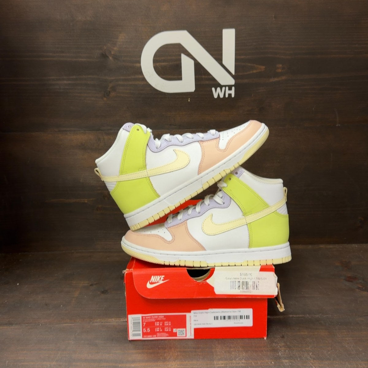 Nike Dunk High Cashmere (Women's) Size 7W - Image 1