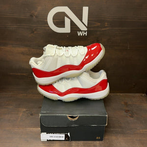 Jordan 11 Retro Low Cherry (2016) Size 10.5 (Pre-Owned) - front