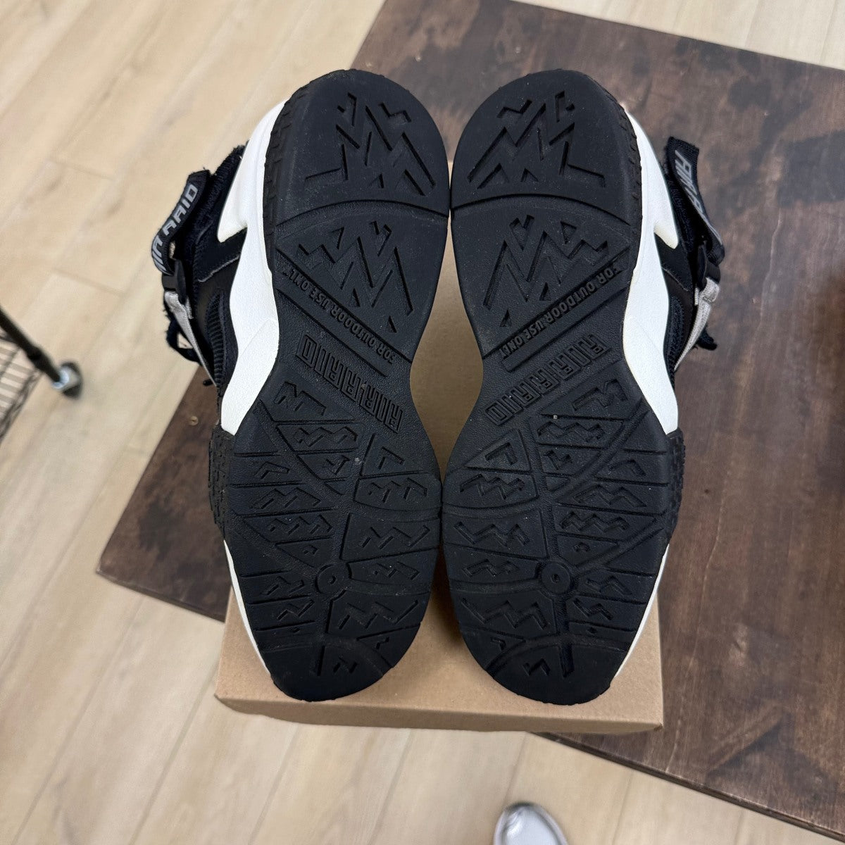 Nike Air Raid OG Black Grey (2020) Size 9 (Pre-Owned) - Image 5