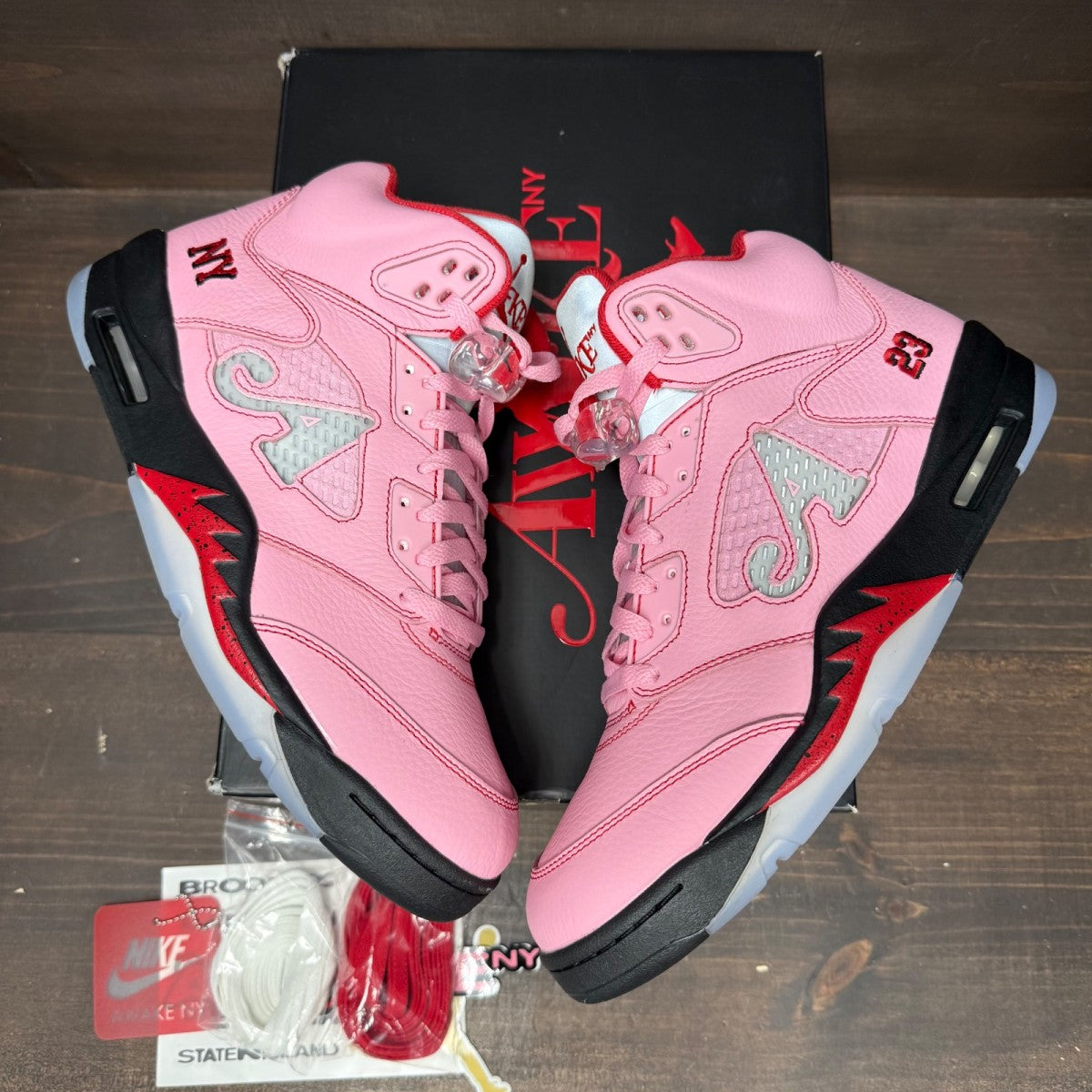 Jordan 5 Retro Awake NY Arctic Pink - Image 4
