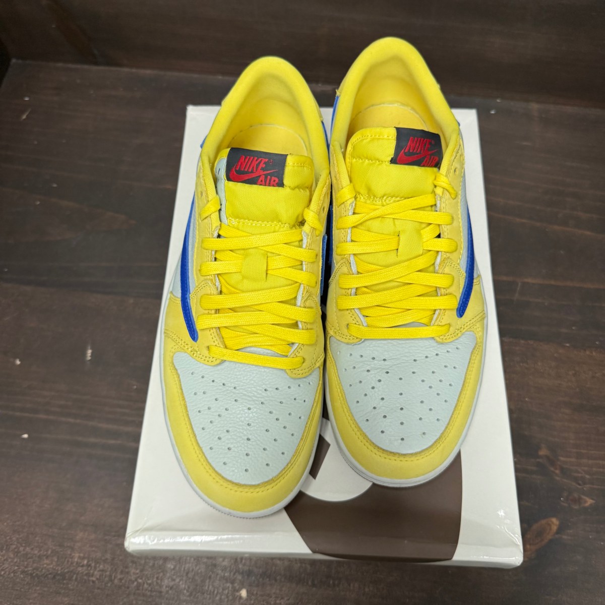 Jordan 1 Retro Low OG SP Travis Scott Canary (Women's) - Image 10