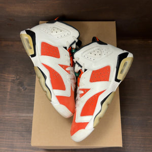 Jordan 6 Retro Gatorade Like Mike White (GS) Size 5Y (Pre-Owned) - Image 2