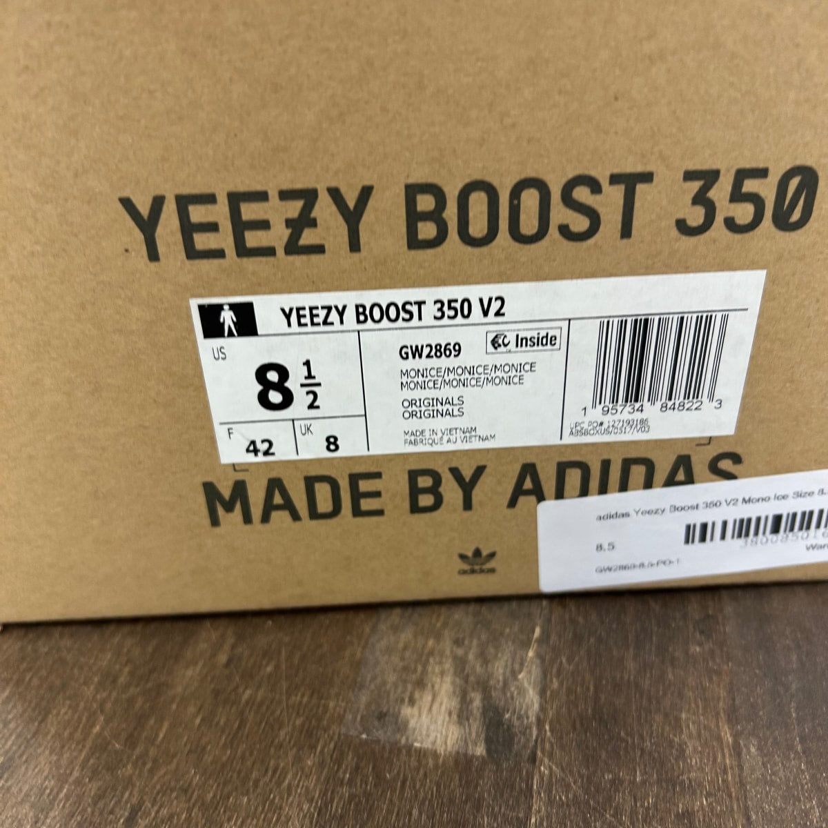 adidas Yeezy Boost 350 V2 Mono Ice - Image 5