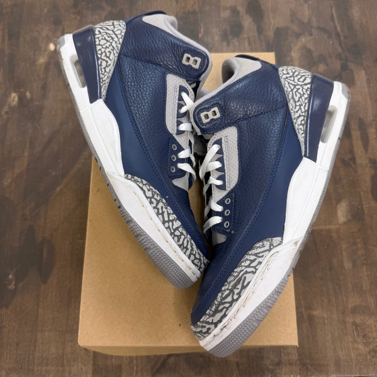 Jordan 3 Retro Georgetown (2021) Size 11 (Pre-Owned) - Image 1