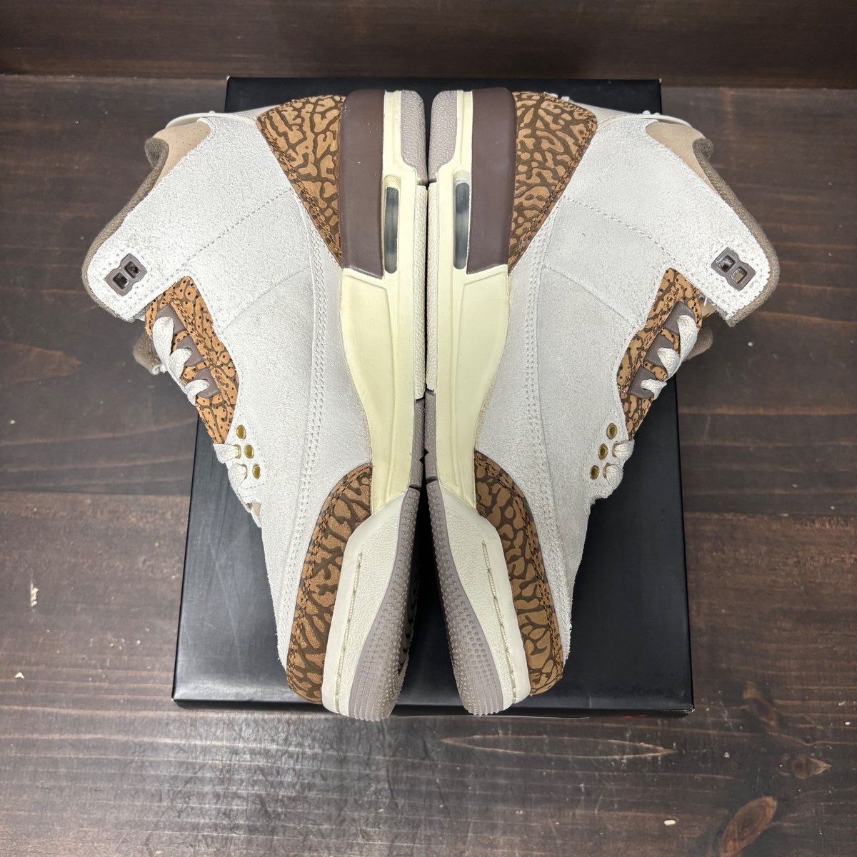 Jordan 3 Retro Palomino (GS) Size 6.5Y (Pre-Owned) - tag
