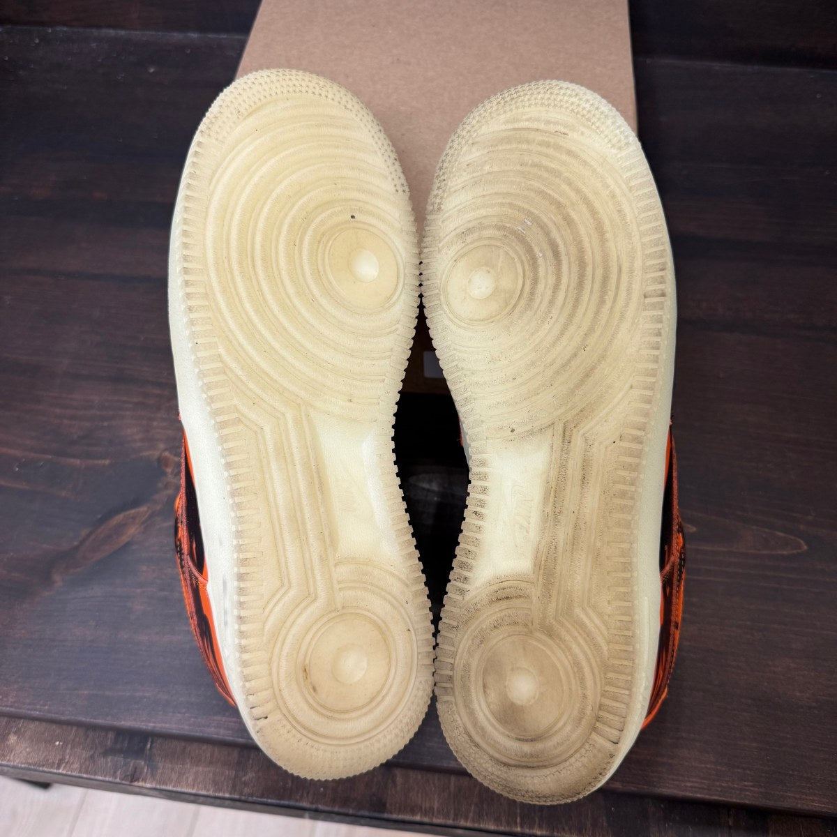 Nike Air Force 1 Low Orange Skeleton Halloween (2020) Size 9.5 (Pre-Owned) - Image 6