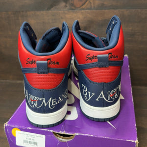 Nike SB Dunk High Supreme By Any Means Navy - Image 5