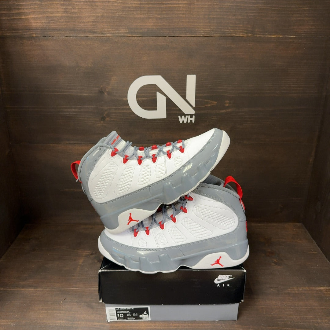 Jordan 9 Retro Fire Red - Image 1