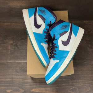 Jordan 1 Mid Hornets Size 12 (Pre-Owned) - Image 2