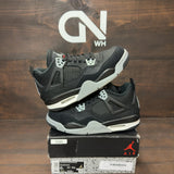 Jordan 4 Retro Black Canvas (GS) - Image 1