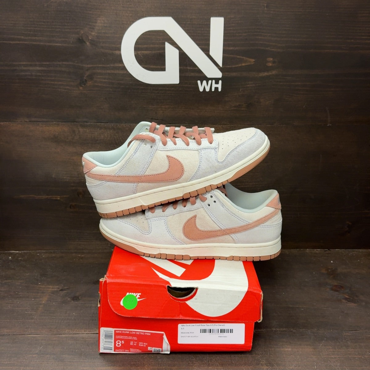 Nike Dunk Low Fossil Rose - Image 1