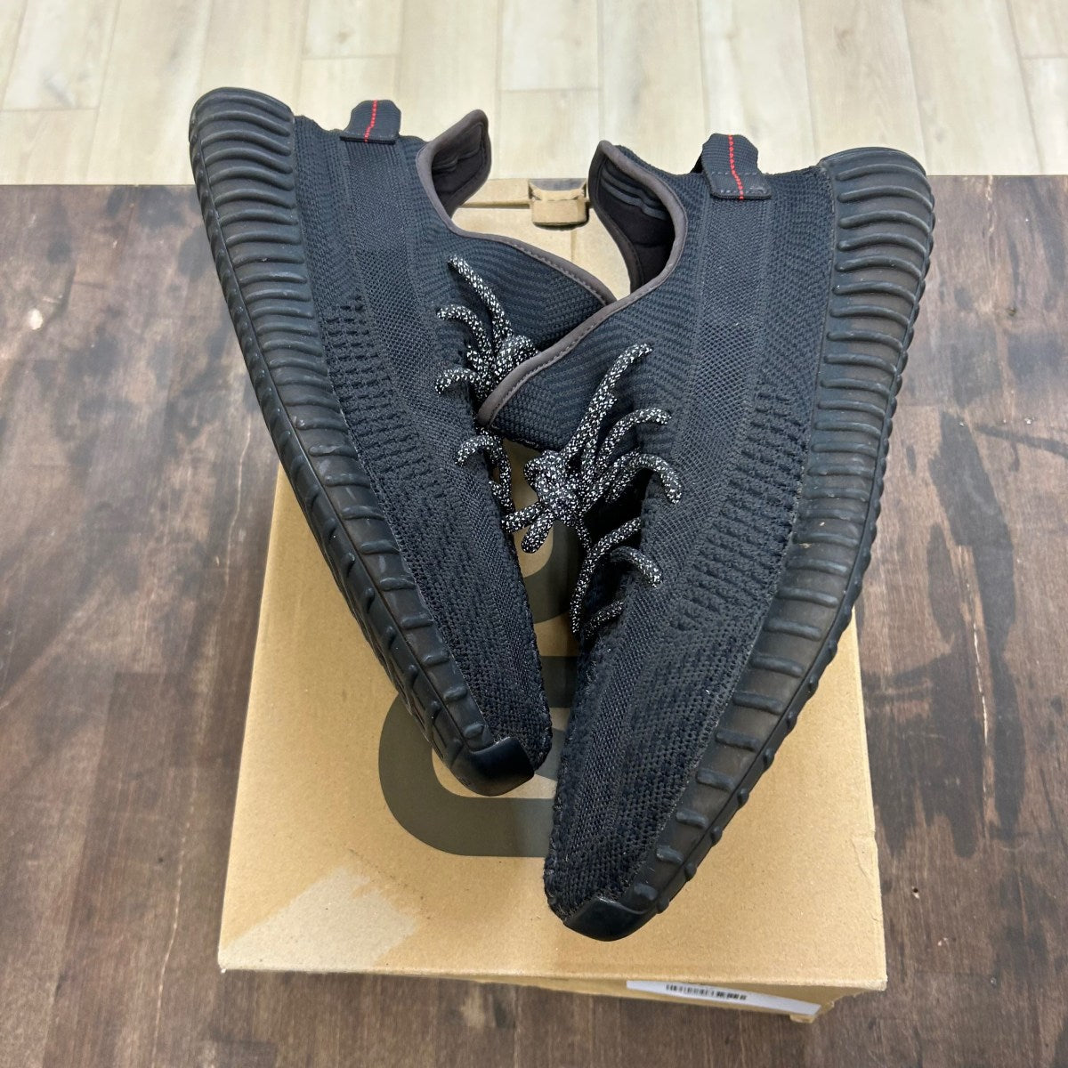 adidas Yeezy Boost 350 V2 Black (Non-Reflective) - Image 1