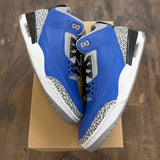 Jordan 3 Retro Varsity Royal Cement Size 11 (Pre-Owned) - Image 1