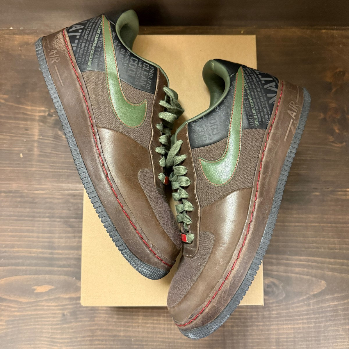 Nike Air Force 1 Low Supreme Original Six Calvin Natt Size 11.5 (Pre-Owned) - Image 2