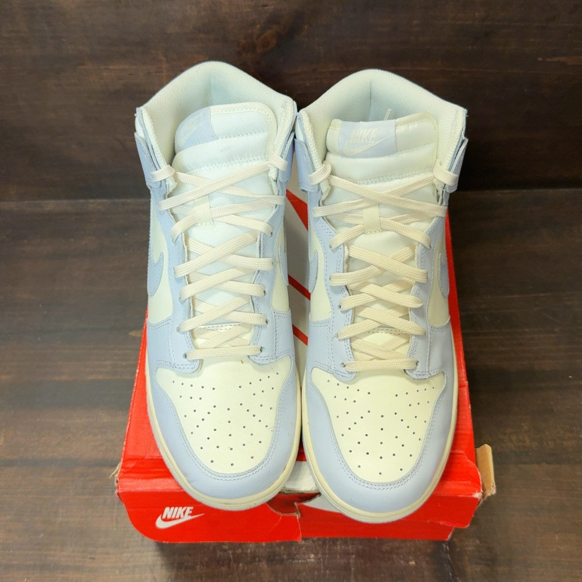 Nike Dunk High Sail Football Grey (Women's) - Image 3