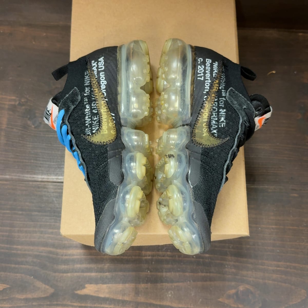 Nike Air VaporMax Off-White Black (2018) Size 6 (Pre-Owned) - aux