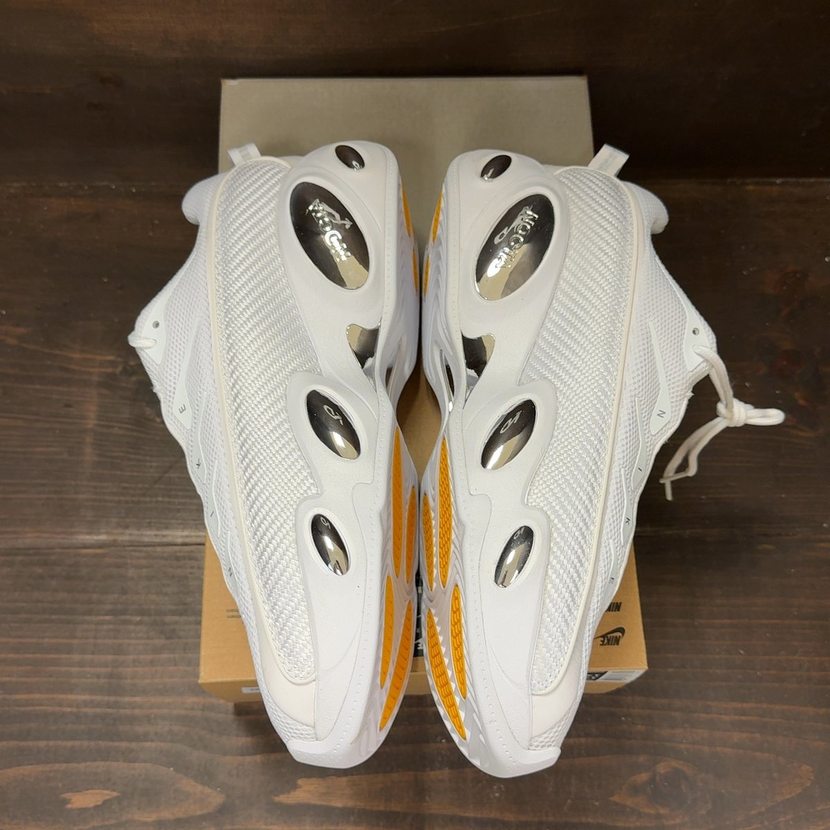 Nike NOCTA Glide Drake White Chrome Size 13 - aux