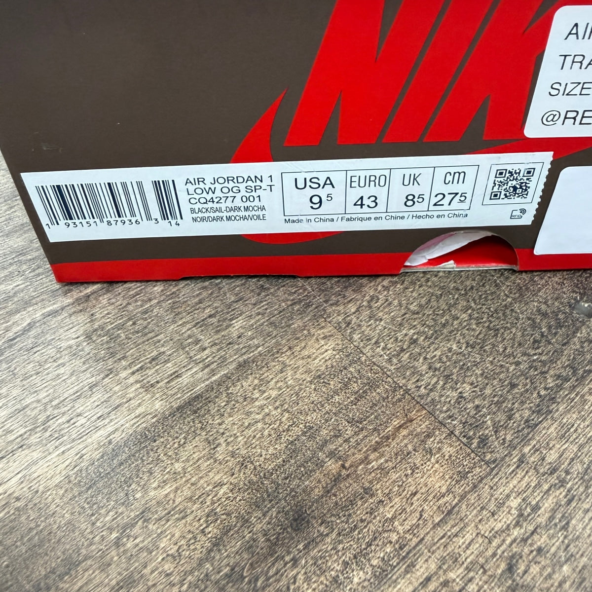 Jordan 1 Retro Low OG SP Travis Scott Mocha - Image 7