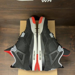 Jordan 4 Retro Bred (2019) Size 10 (Pre-Owned) - Image 5