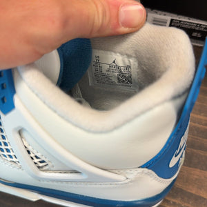 Jordan 4 Retro Military Blue (2024) (GS) Size 7Y (Pre-Owned) - aux