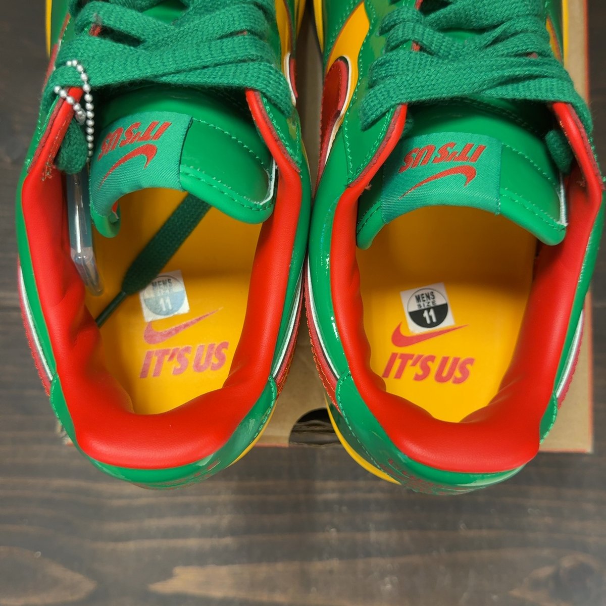 Nike Air Force 1 Low Lil Yachty Concrete Boys Lucky Green Size 11 (Pre-Owned) - aux