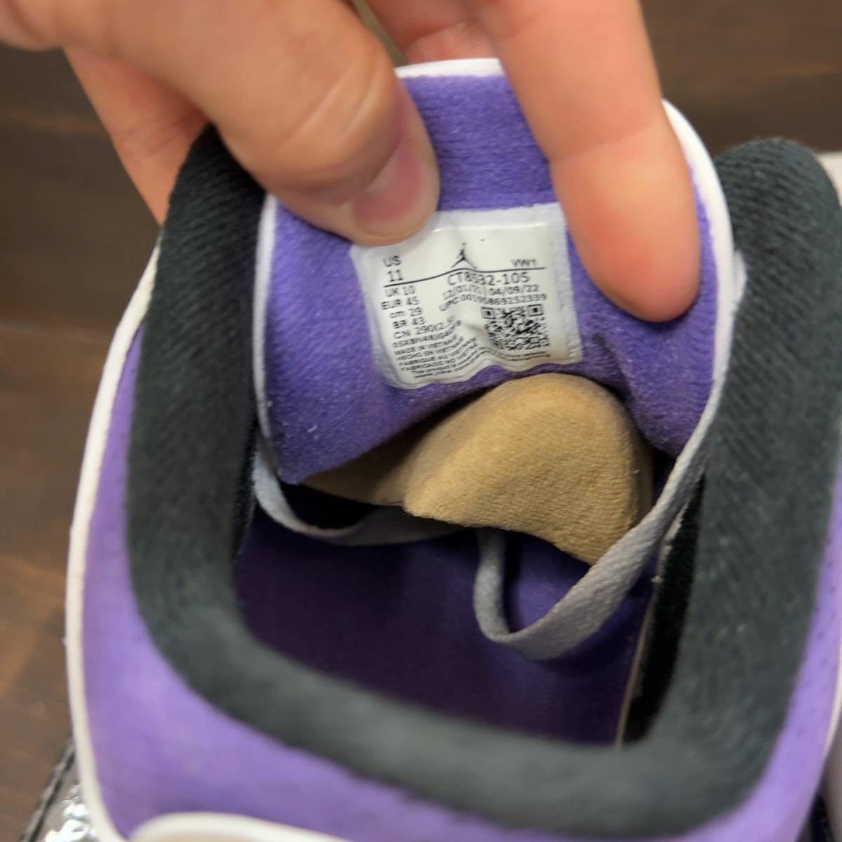 Jordan 3 Retro Dark Iris - Image 7