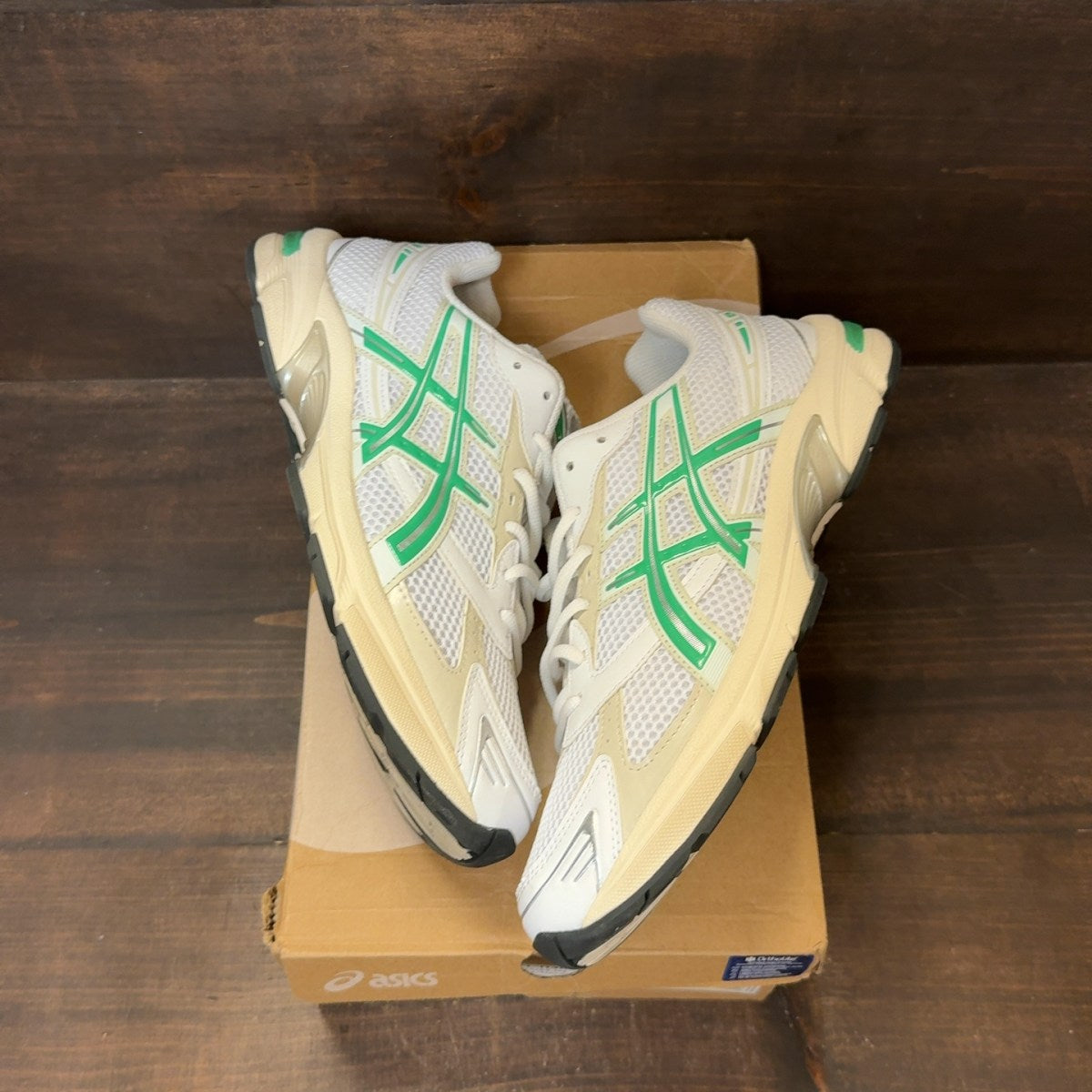 ASICS Gel-1130 White Malachite Green Off White Midsole (Women's) - Image 2