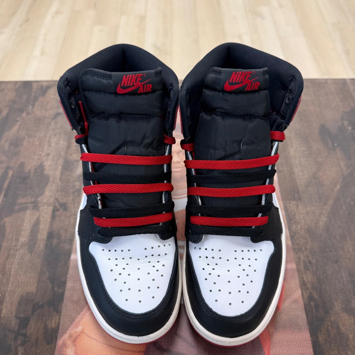 Jordan 1 Retro High OG Black Toe Reimagined - Image 2