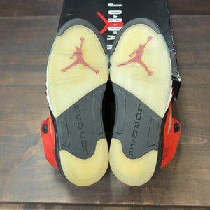 Jordan 5 Retro Raging Bull Red (2021) Size 8.5 (Pre-Owned) - Image 6