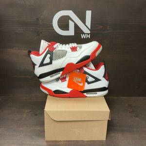 Jordan 4 Retro Fire Red (2020) Size 9 (Pre-Owned) - Image 1