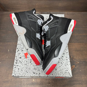 Jordan 4 Retro Bred Reimagined Size 9.5 (Pre-Owned) - back
