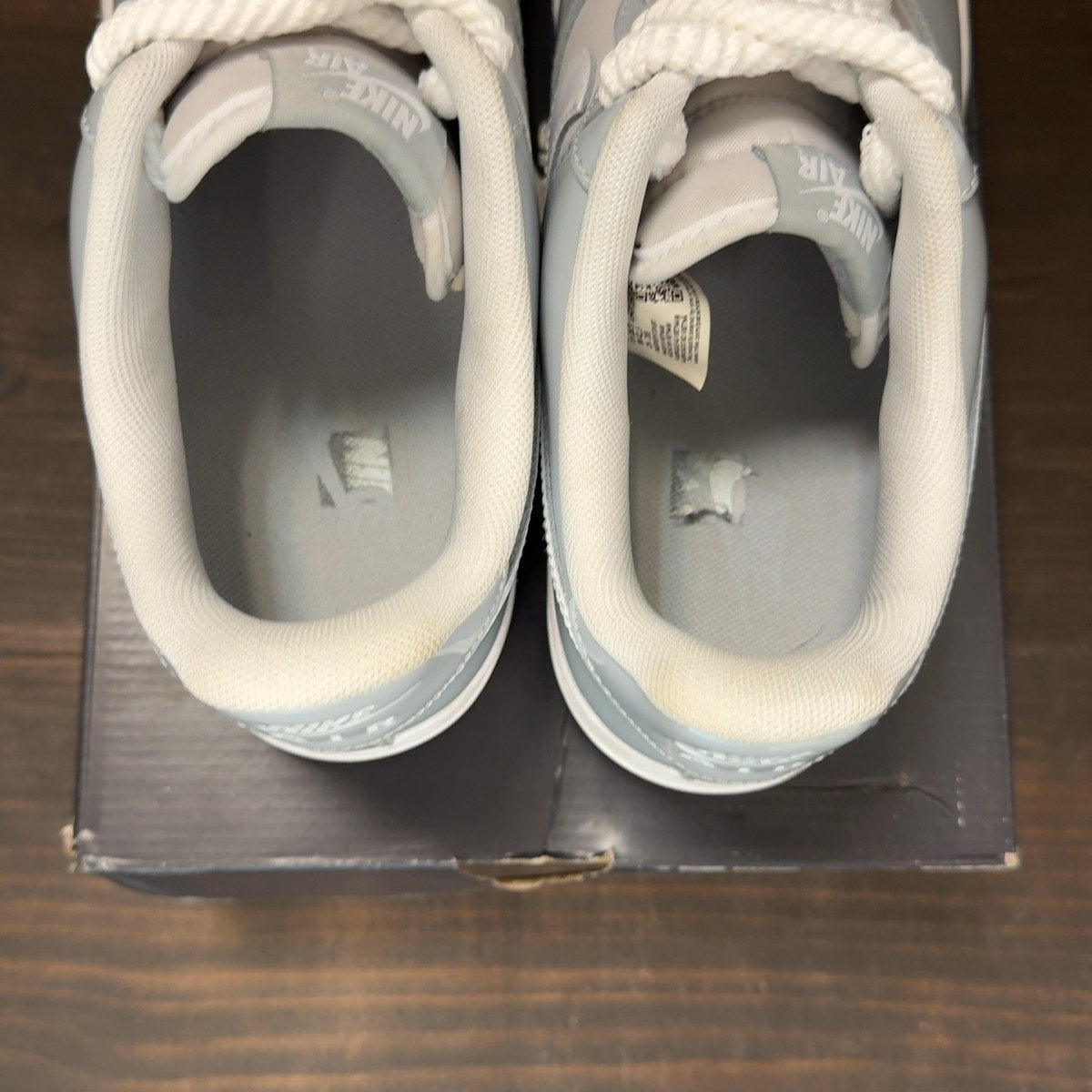 Nike Air Force 1 Low '07 LV8 Wolf Grey Vast Grey White - Image 6