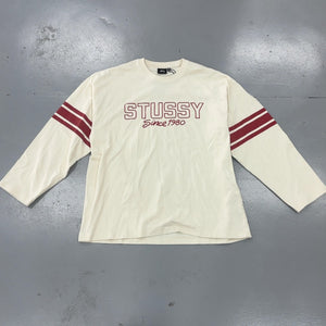 Stussy Football Crew Bone Size XXL - Image 1