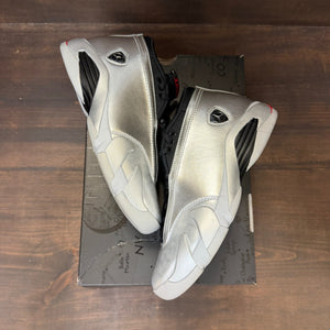 Jordan 14 Retro Metallic Silver (Women's) - Image 2