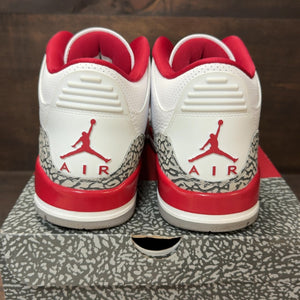 Jordan 3 Retro Cardinal Red Size 10.5 (Pre-Owned) - aux