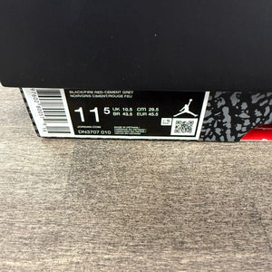 Jordan 3 Retro OG Black Cement (2024) Size 11.5 (Pre-Owned) - Image 6
