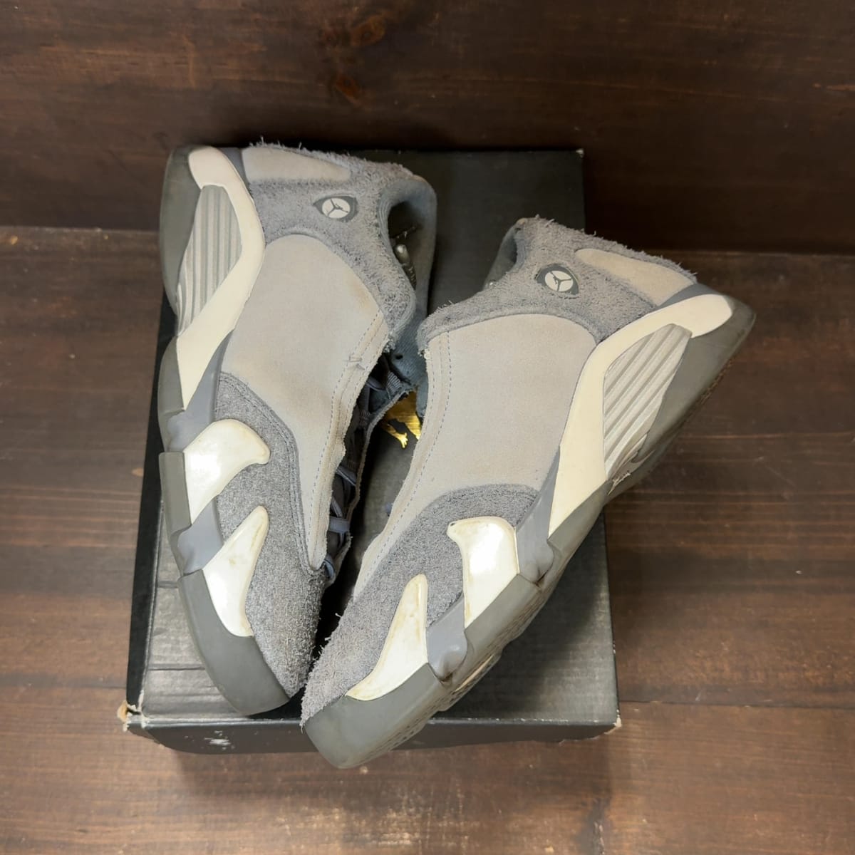 Jordan 14 Retro Flint Grey (GS) Size 6.5Y (Pre-Owned) - back