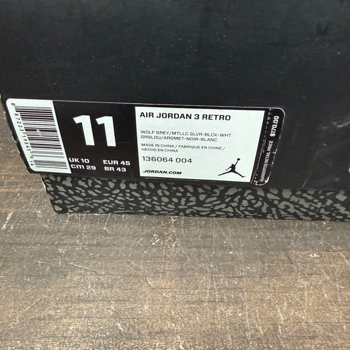 Jordan 3 Retro Wolf Grey - Image 8