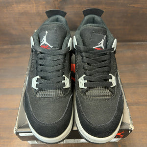 Jordan 4 Retro Black Canvas (GS) - Image 3
