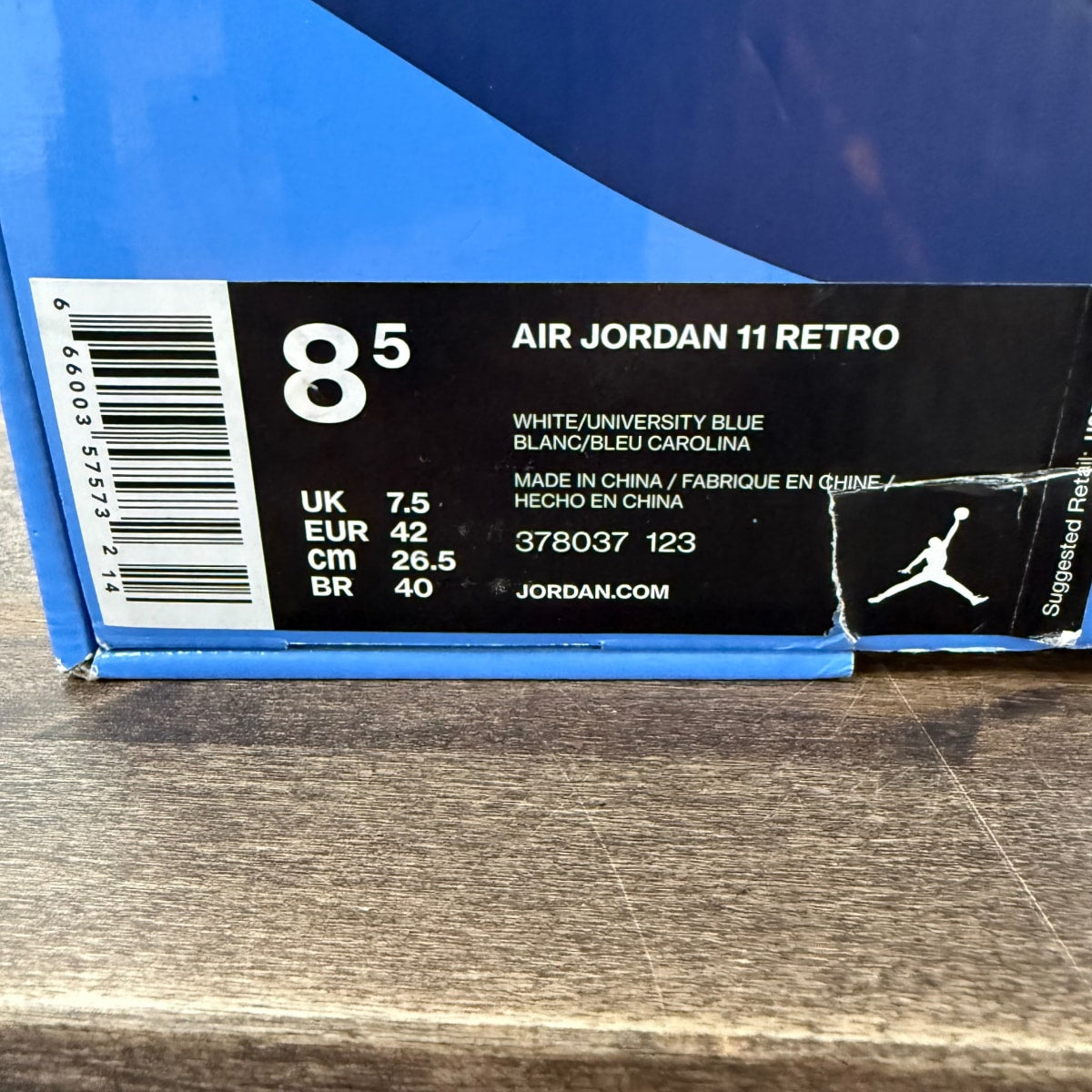 Jordan 11 Retro UNC Win Like 82 - Image 6