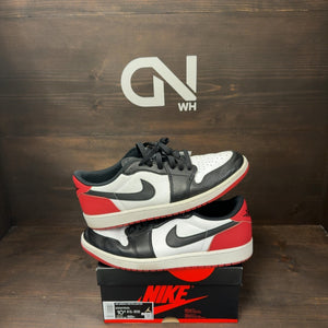 Jordan 1 Retro Low OG Black Toe (2023) Size 10.5 (Pre-Owned)
