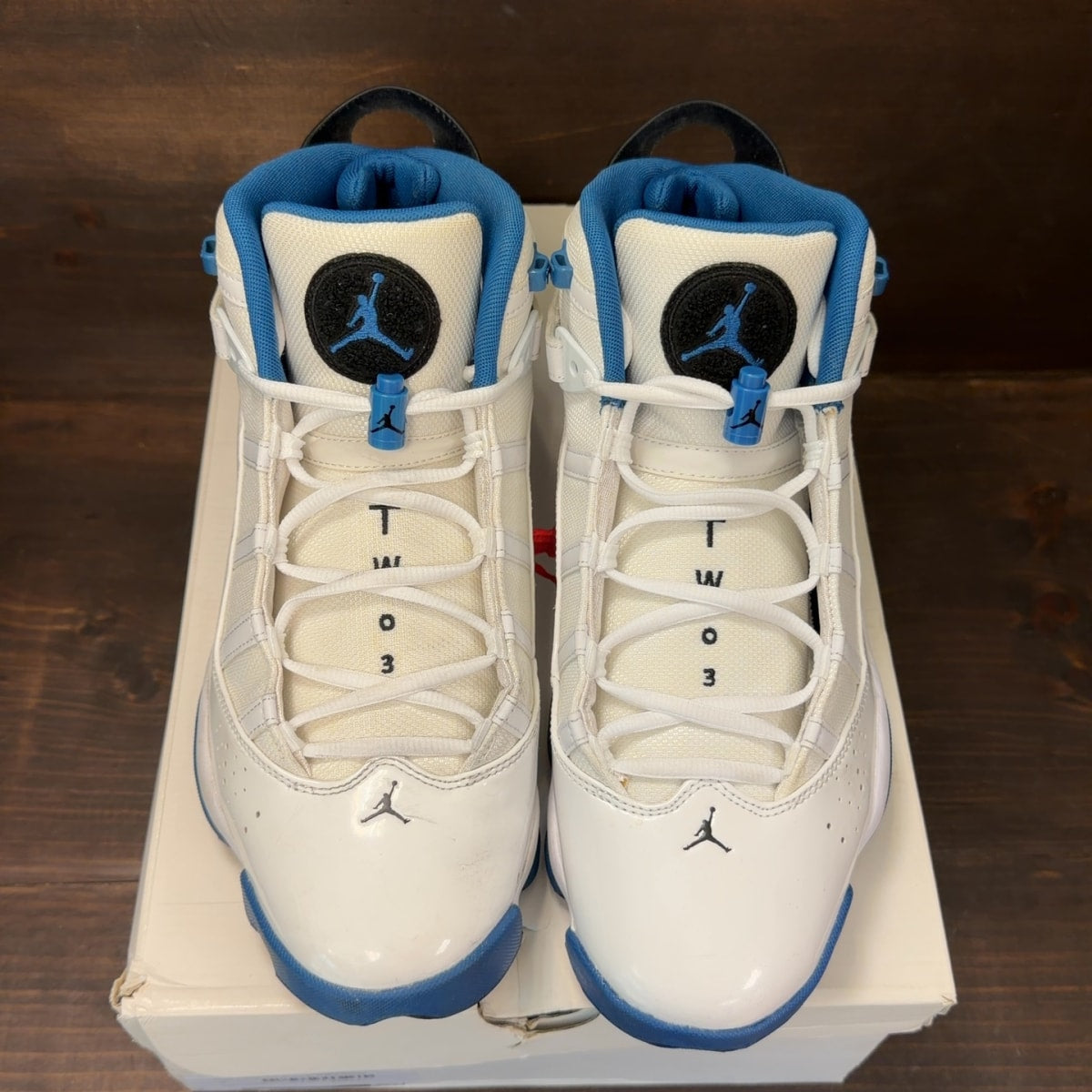 Jordan 6 Rings Sport Blue Size 12 (Pre-Owned) - Image 3