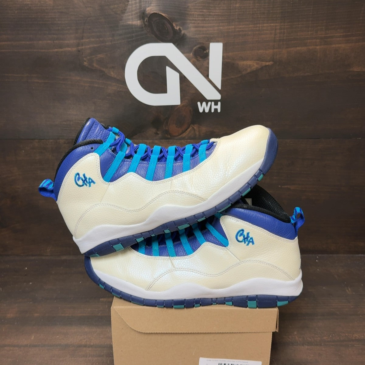 Jordan 10 Retro Charlotte (2016) Size 12 (Pre-Owned) - Image 1